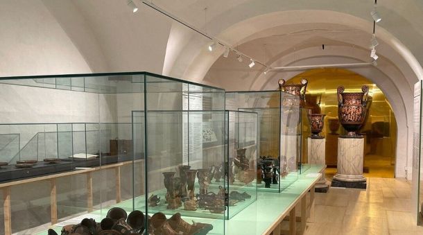 Sale del Museo Archeologico Nazionale Jatta a Ruvo di Puglia